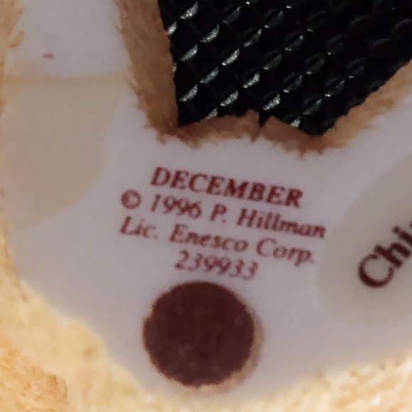 Cherished Teddies Lot of 2 October and December Birthstone Bear - Picture 13 of 13